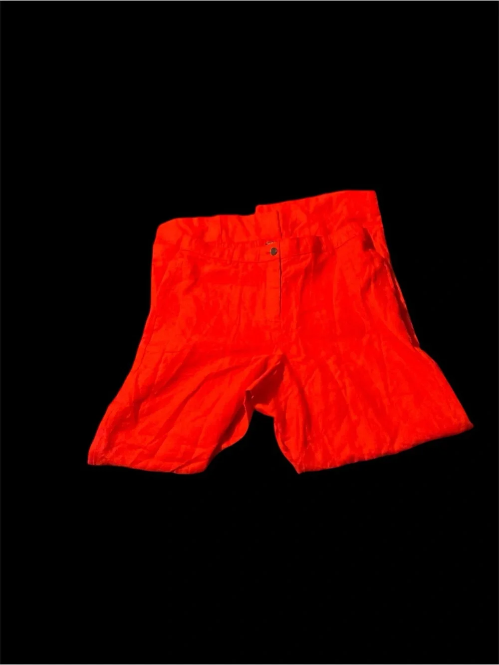 J. Crew Red Linen Trousers